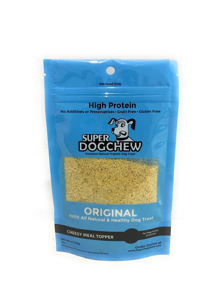 Super Dog Chew Cheesy Meal Topper -Hemp Flavored (100g)