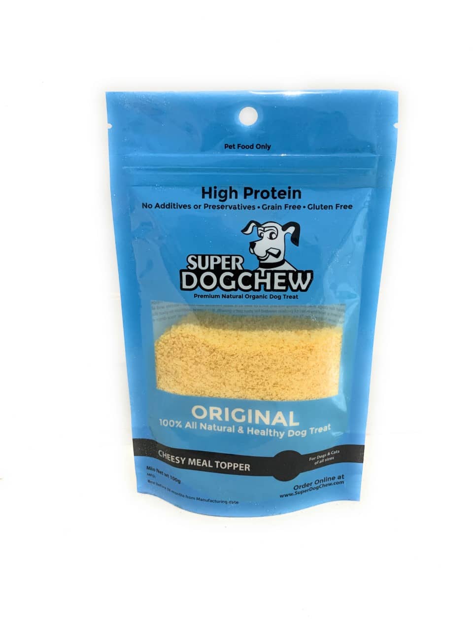 Super Dog Chew Cheesy Meal Topper Original Flavored 100g